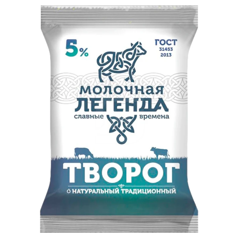 Творог Молочная Легенда 5% 180г