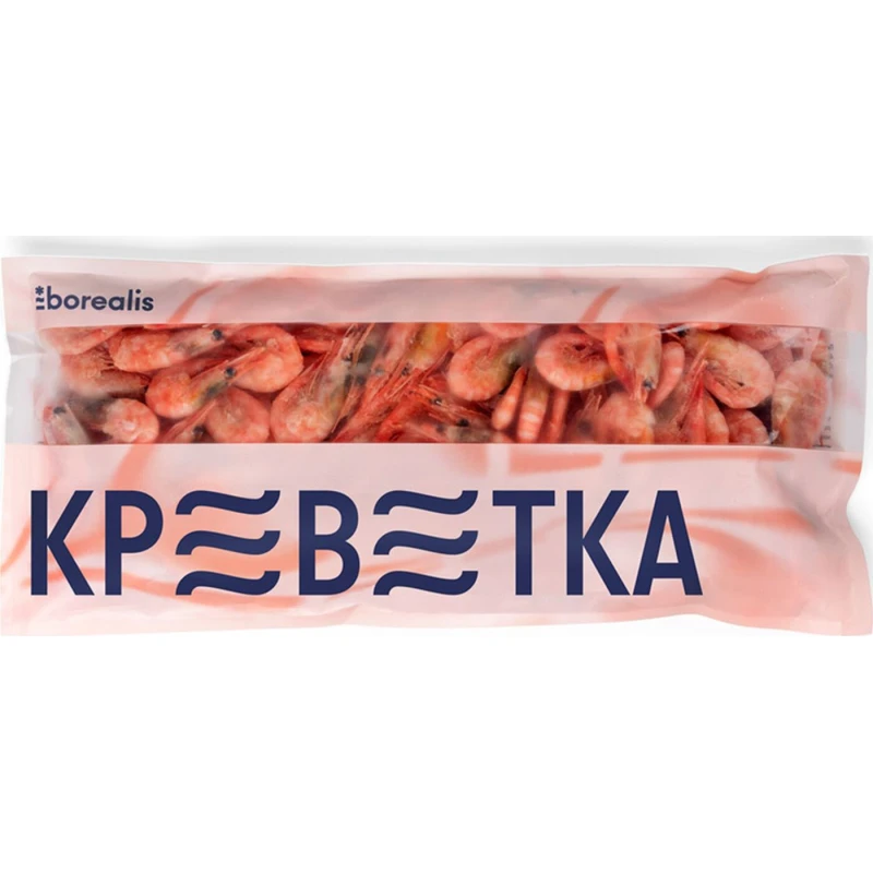 Креветка Бореалис северная неразделанная в/м с глаз 500г