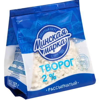 БЗМЖ Творог Минская Марка 2%