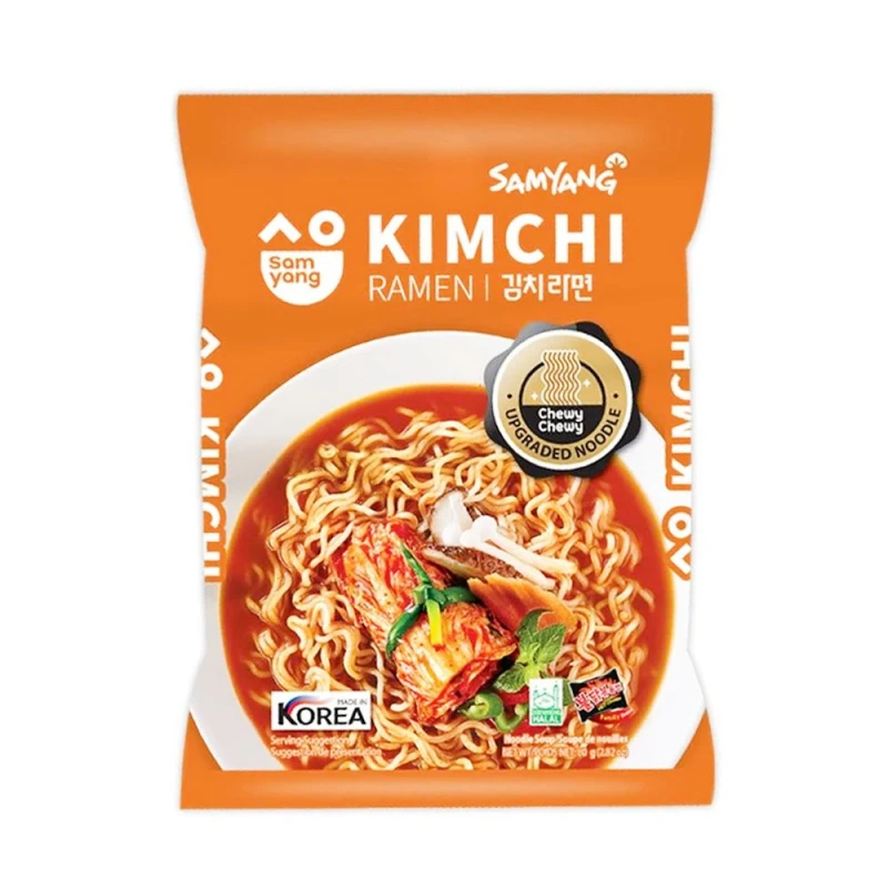 Лапша быстрого приготовления Kimchi Ramen со вкусом кимчи Samyang 80г