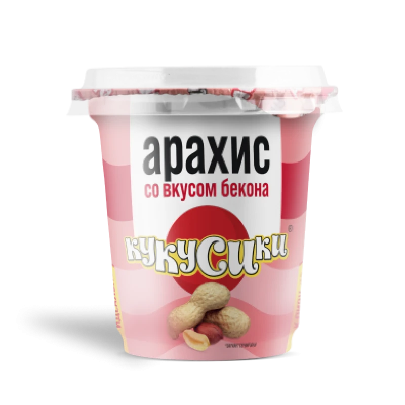Арахис солёный со вкусом бекона 70 г Кукусики
