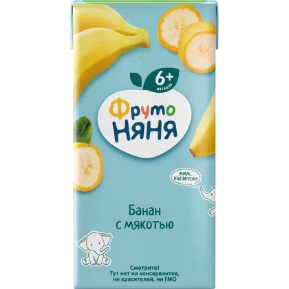 Сок Фрутоняня банан