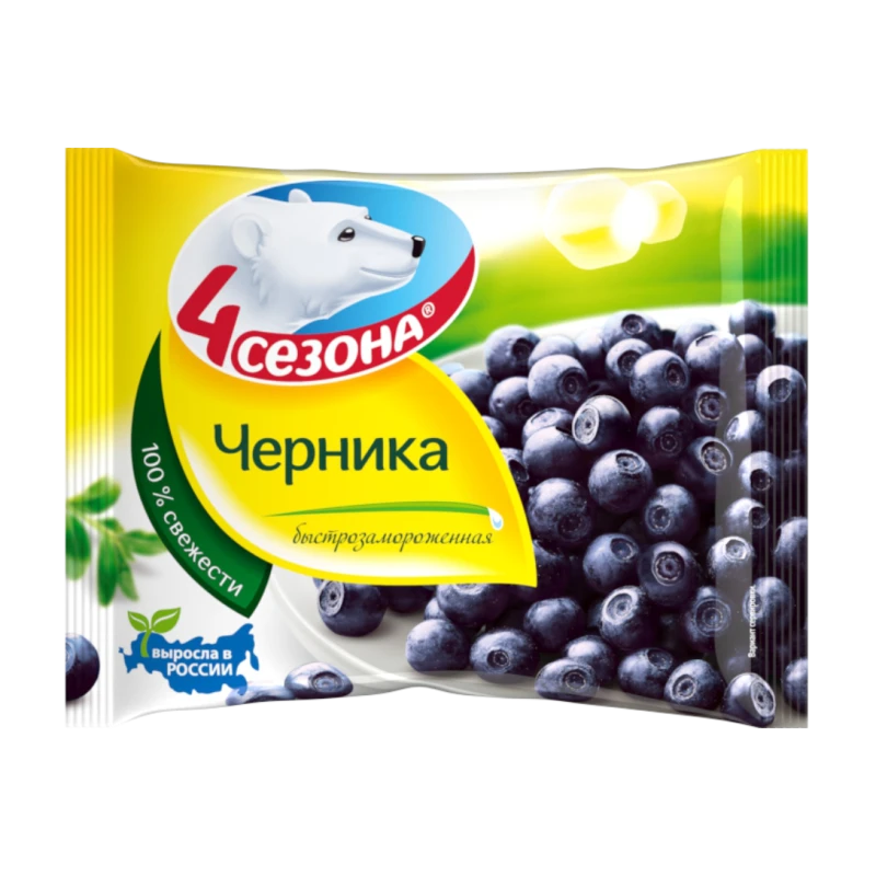 Черника замороженная 4 Сезона 300 г
