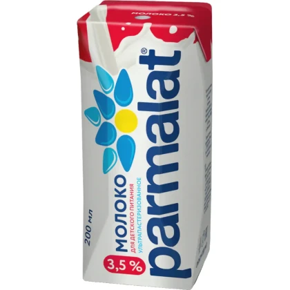 Молоко Parmalat стерилизованное 3,5% БЗМЖ