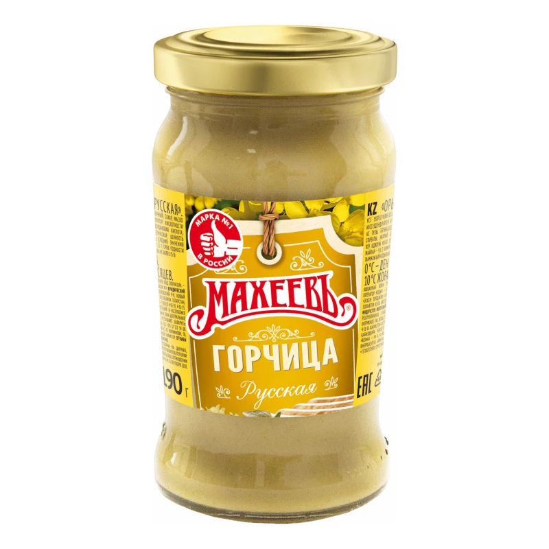 Горчица Махеев Русская с/б 190г
