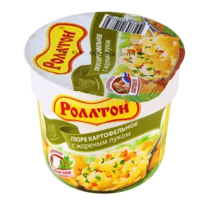 Картофельное пюре Роллтон с жареным луком, 40 г