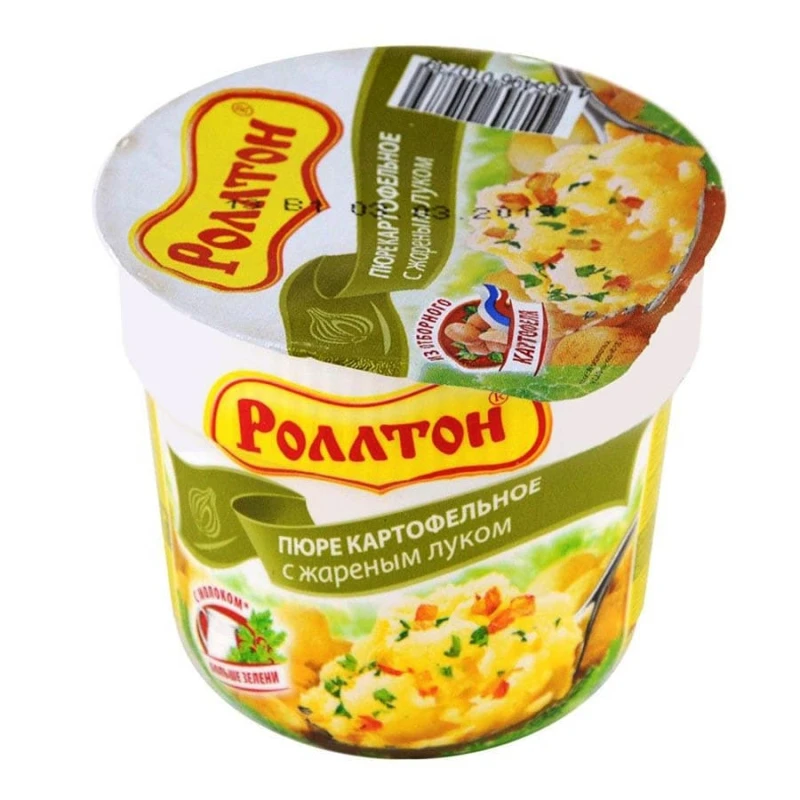 Картофельное пюре Роллтон с жареным луком, 40 г