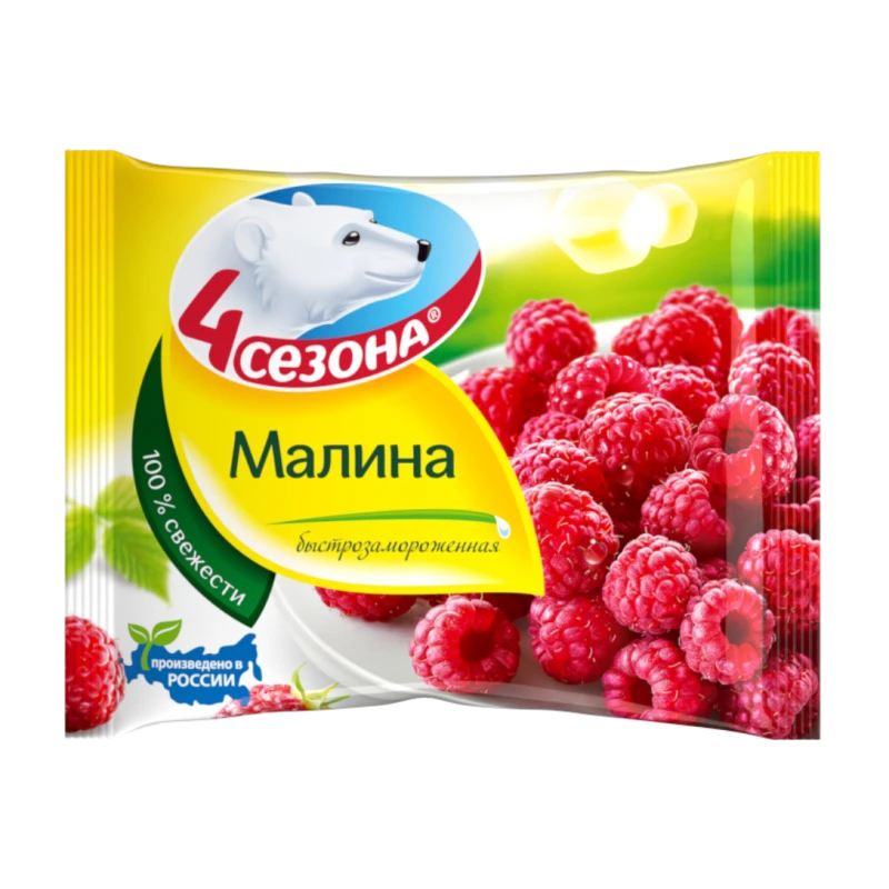 Малина замороженная 4 Сезона 300 г