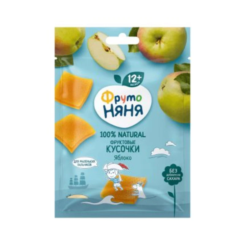 Фруктовые кусочки из яблок ФрутоНяня 53 г
