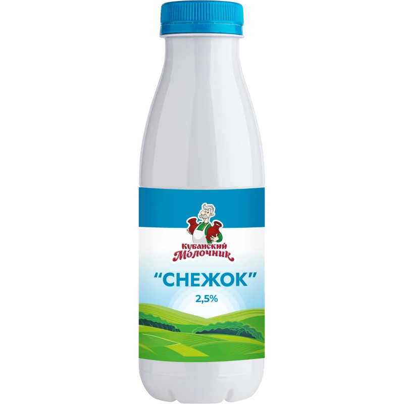 БЗМЖ Снежок Кубанский Молочник 2,5% ПЭТ