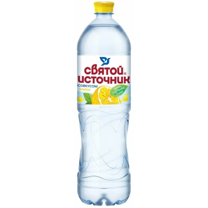 Вода питьевая Святой Источник со вкусом лимона без газа