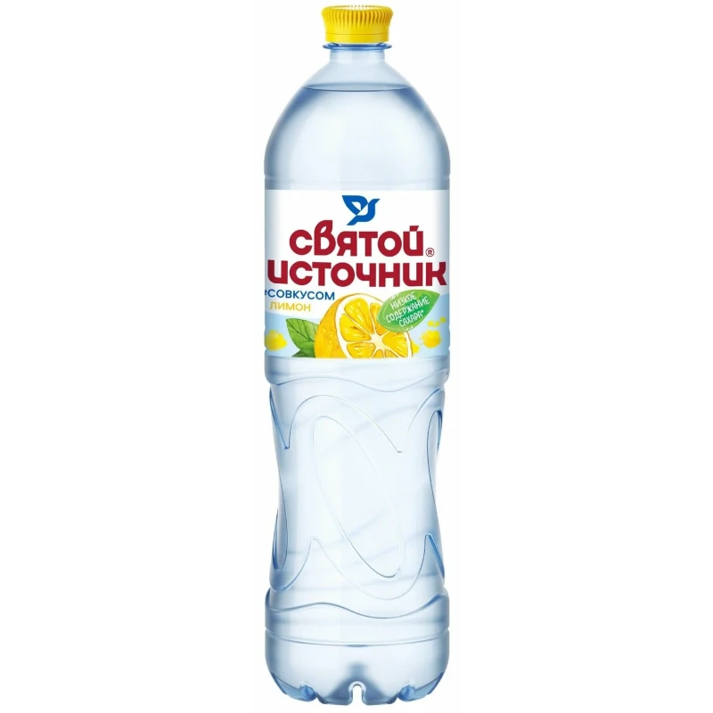 Вода питьевая Святой Источник со вкусом лимона без газа 1,5 л