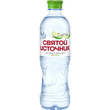 Вода питьевая Святой Источник со вкусом яблока без газа