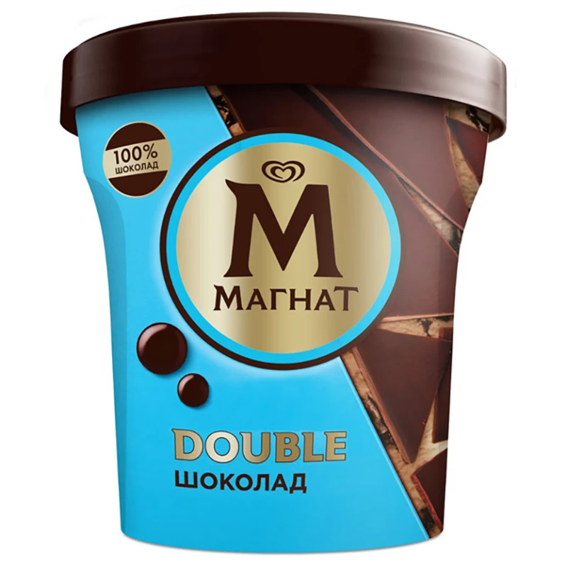 Мороженое Магнат Дабл Сливочное Шоколадное ПИНТА 310г
