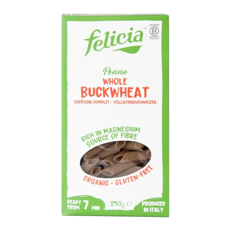 Макаронные изделия Felicia Bio Перья из гречневой муки без глютена 250г