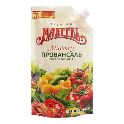 Майонез Махеев Провансаль-М 200мл пак