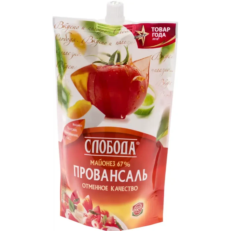 Майонез Слобода Провансаль 67% 400 мл