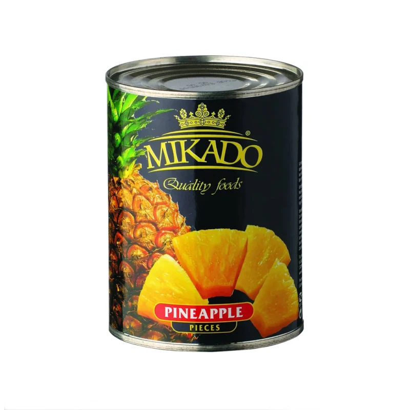 Ананасы Микадо кусочки 850 г — консервированные фрукты