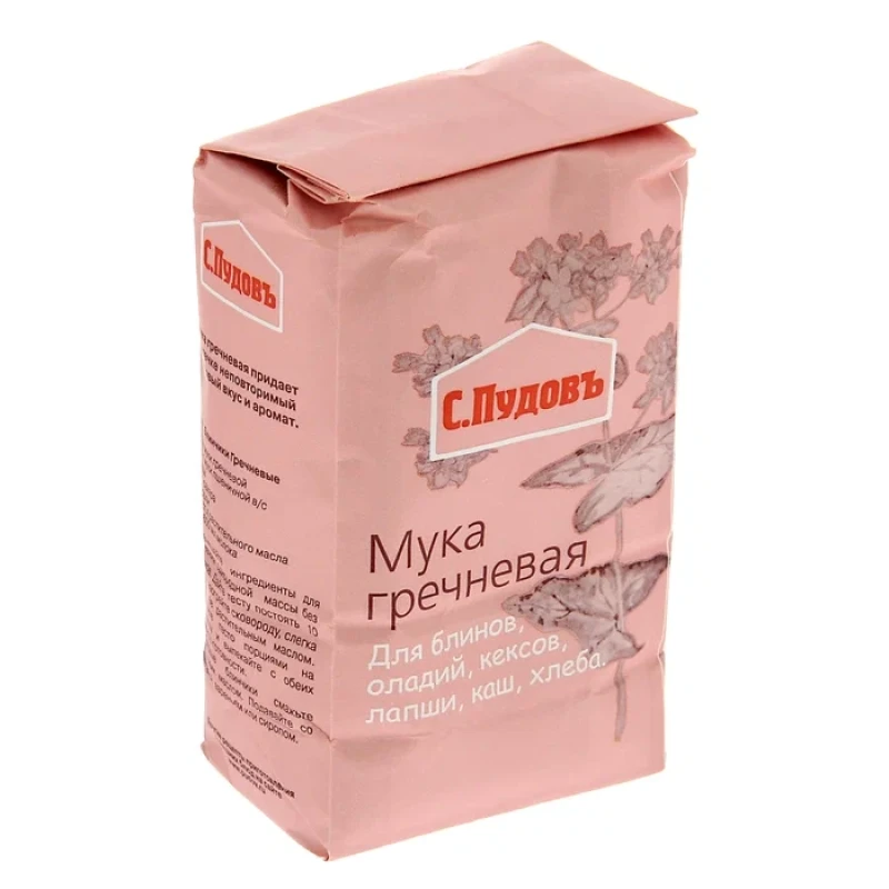 Мука гречневая тм Пудовъ 500 г