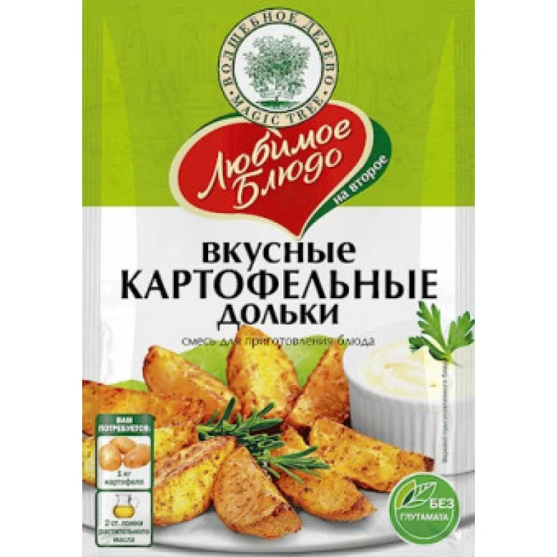 Смесь для приготовления блюд Вкусные Картофельные дольки, 25 г