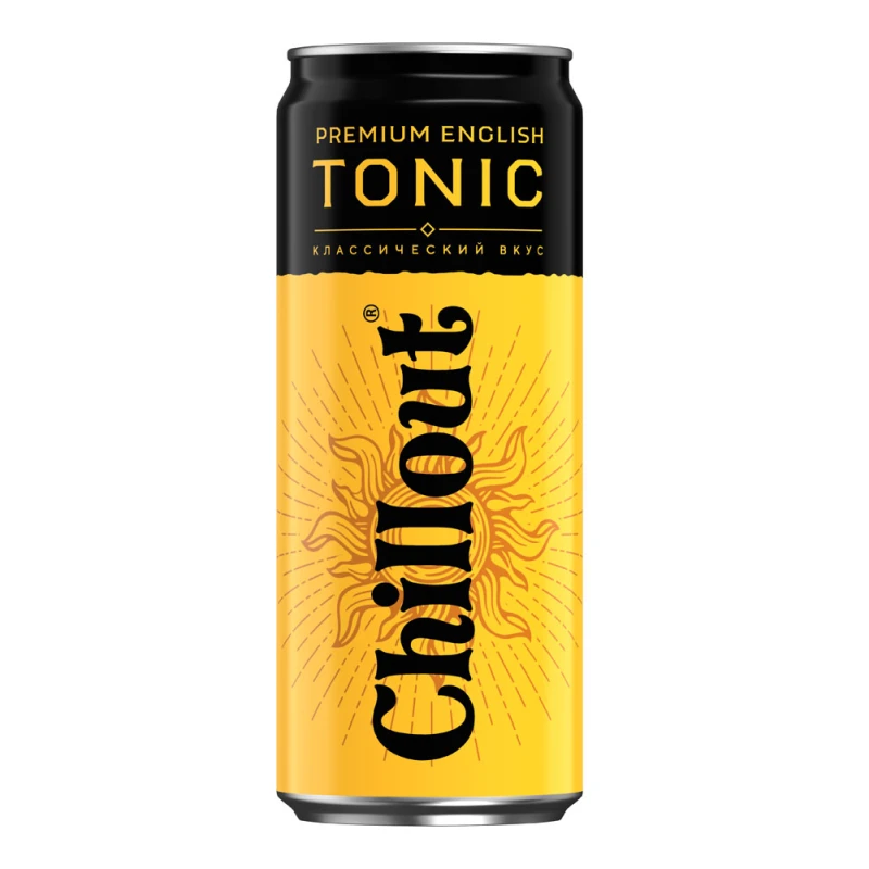 Тоник газированный Chillout Premium English Tonic, 0,33 л, ж/б