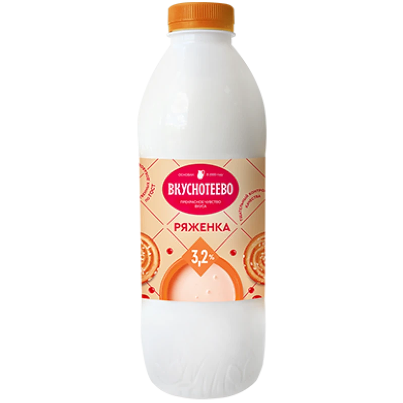 Ряженка Вкуснотеево 3,2% 900 г