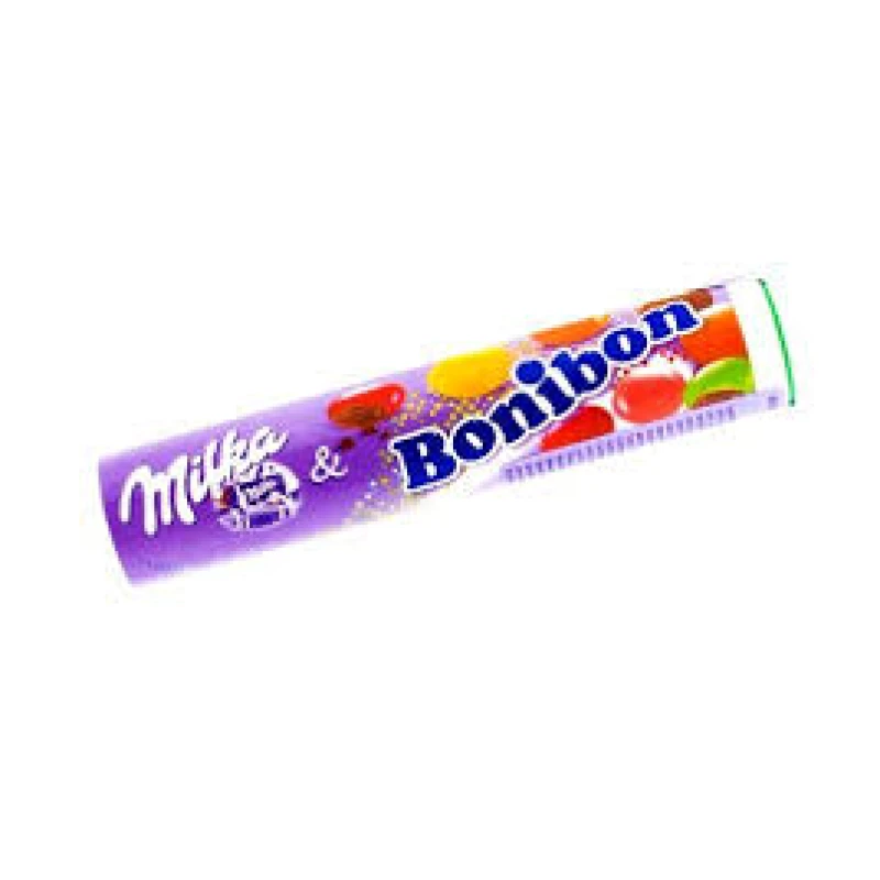 Шоколадное драже Milka Bonibon в тубе, 24.3 г