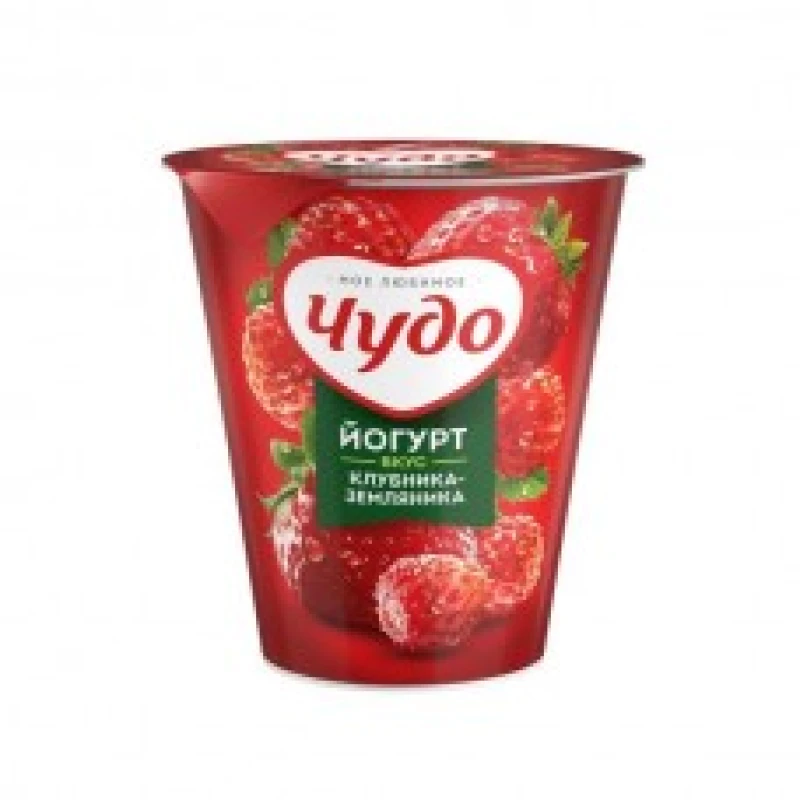 Йогурт Чудо клубника-земляника 2,0% 290г БЗМЖ