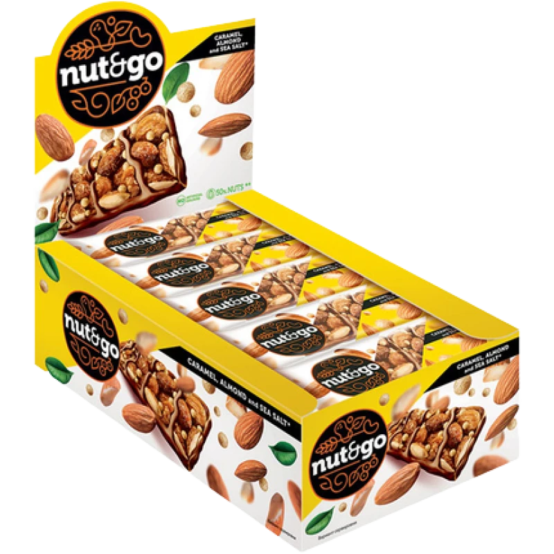 Батончик Nut and Go миндальный 34г