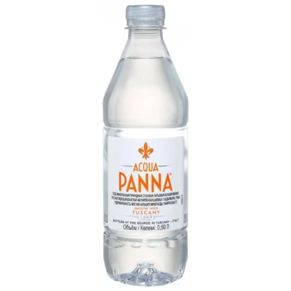 Вода Аква Панна природная минеральная негазированная, 0,5 л, стеклянная бутылка