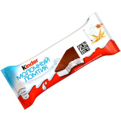 Пирожное бисквитное Kinder Молочный Ломтик с молочной начинкой