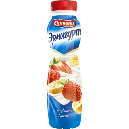БЗМЖ Напиток Эрмигурт 1,2% клубника-банан