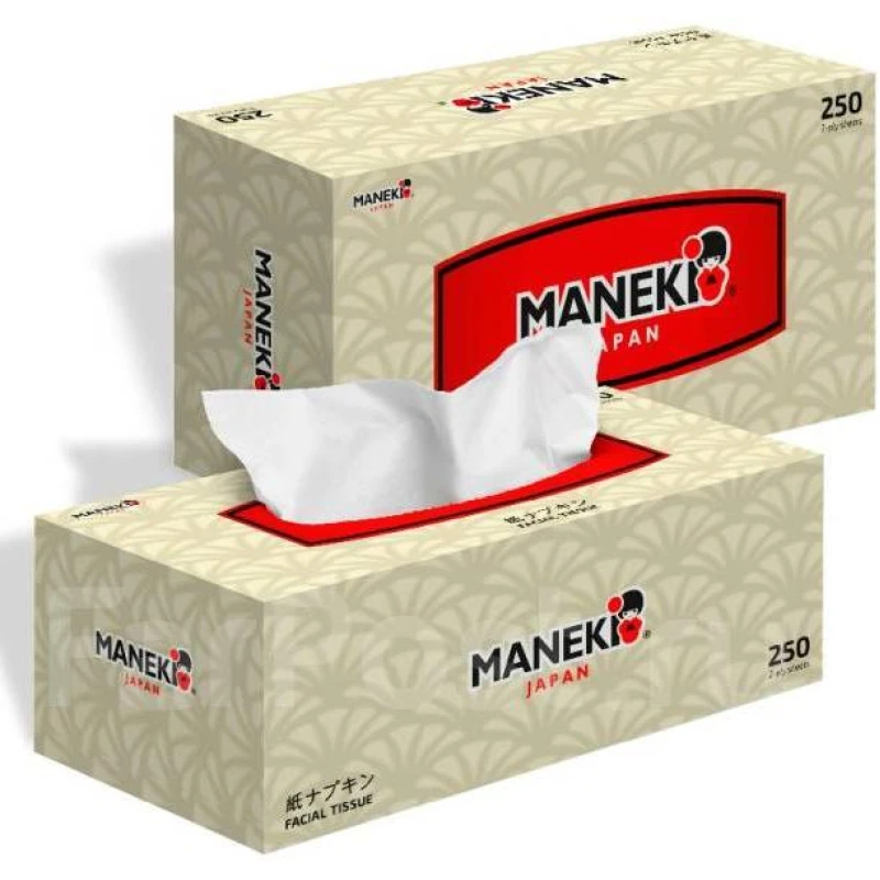 Салфетки Манеки 250 шт., 2 слоя