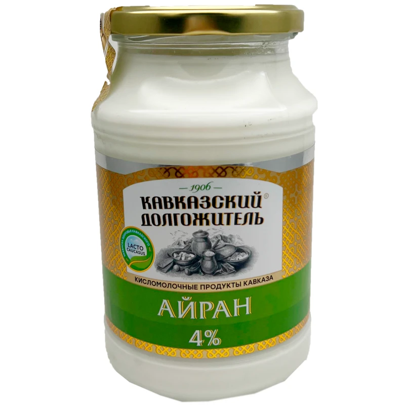 Айран Кавказский долгожитель 4% 900г