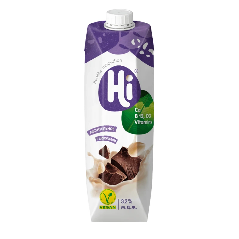 Напиток соевый Hi шоколадный 3,2% 1 л