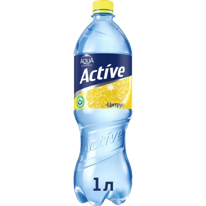 Вода Аква Минерале Акт Цитрус, 1 л, ПЭТ