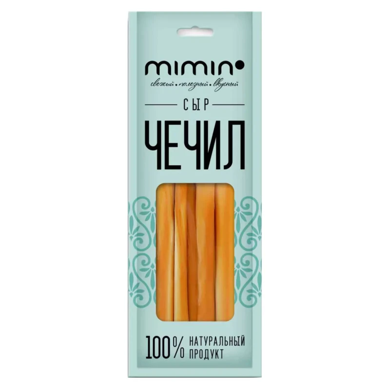 Сыр Охотничий Mimin копченый в вакуумной упаковке 80 г