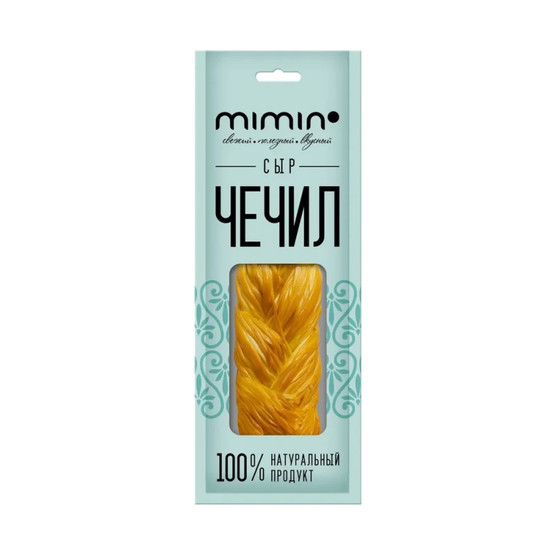 Сыр Косичка Mimin копченый 40% в/у 100г
