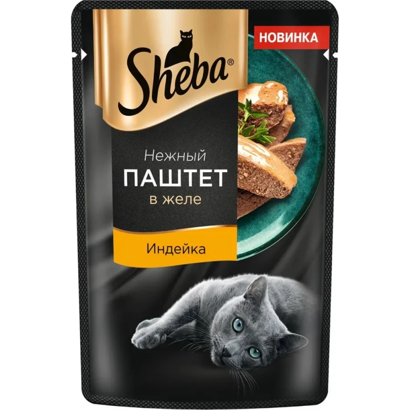 Корм для кошек Шеба Нежный паштет с курицей 75г