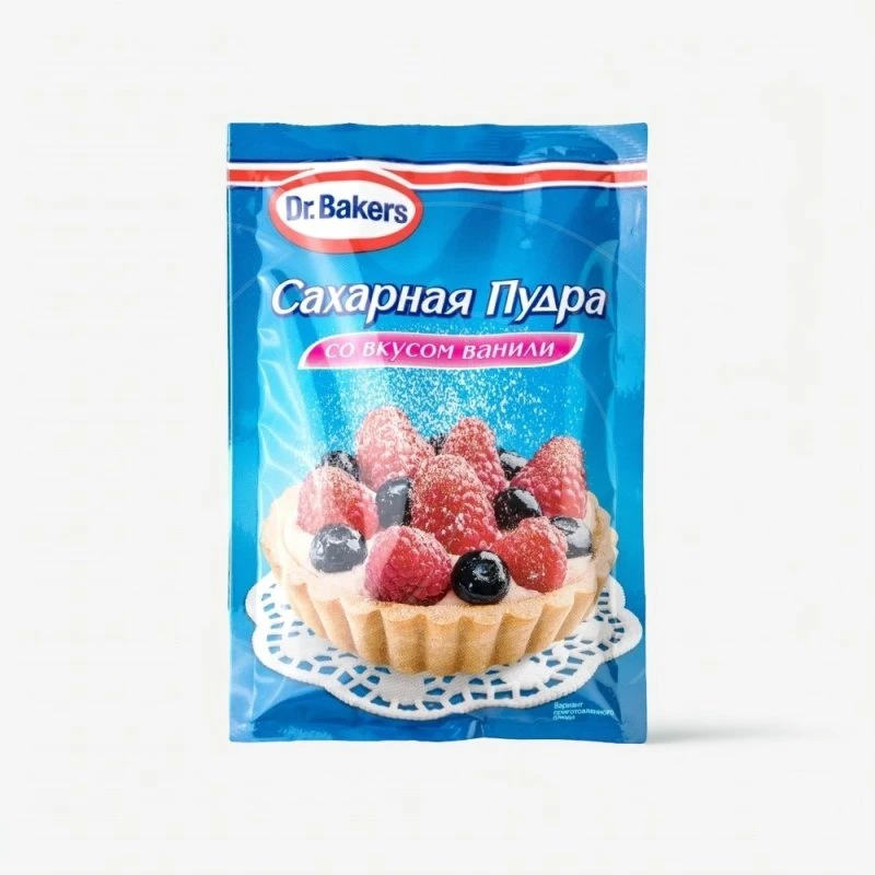 Пудра сахарная со вкусом ванили Д. Бейкерс 80 г