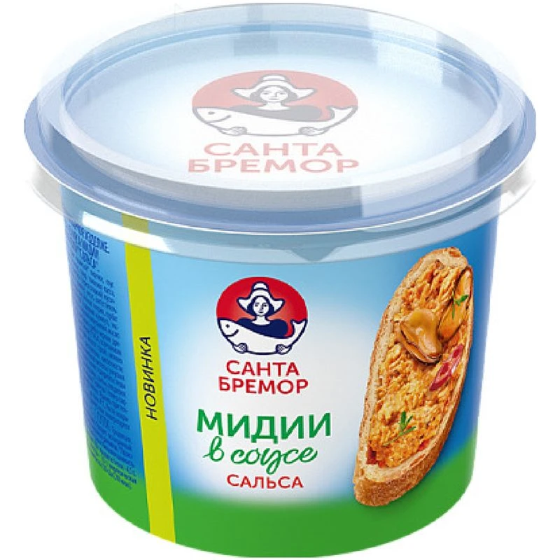 Паста из мяса мидии Сальса Санта Бремор 150 г