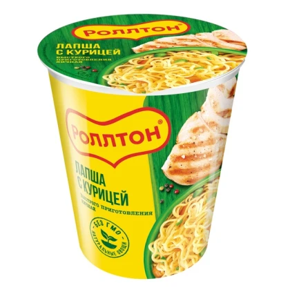Лапша быстрого приготовления Роллтон с курицей