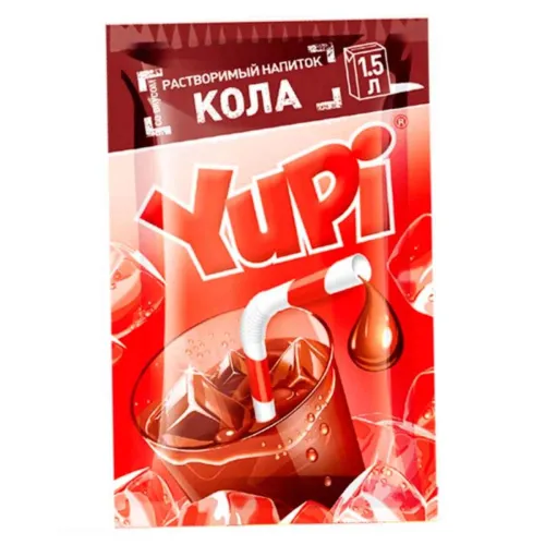 Растворимый напиток Yupi Кола 12 гр (24 шт в уп)