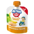 Агуша пюре яблоко-банан печенье фруктовое детское 90 г уменьш.