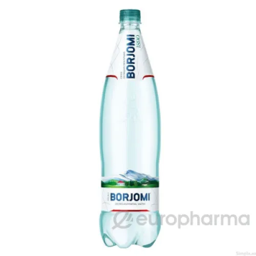 Вода минеральная сильногазированная природная лечебно-столовая гидрокарбонатная натриевая Borjomi п/бут 1.25л