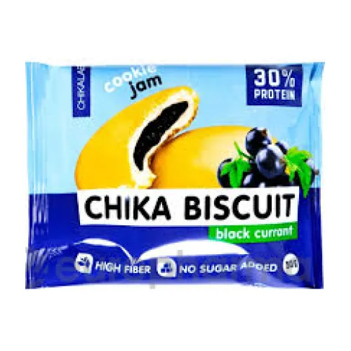 CHIKALAB Печенье неглазированное с начинкой со вкусом "Бисквит черносмородиновый" 50 г
