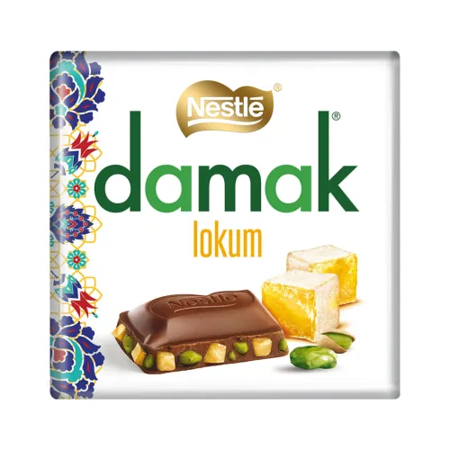 Шоколад Nestle Damak Lokum Milk Chocolate Pistachio 60г