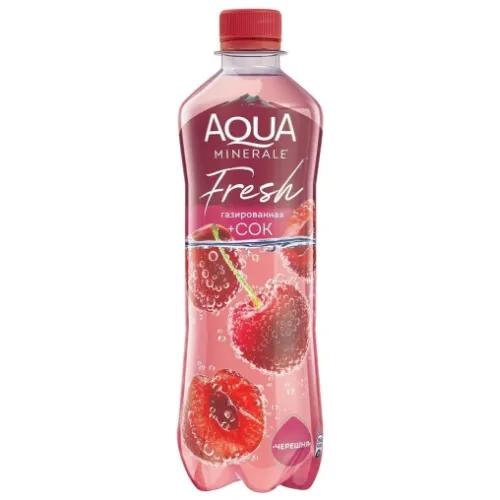 Вода Aqua Minerale Fresh Черешня газированная с соком 500 мл ПЭТ