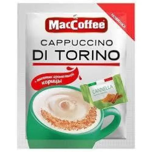 Кофе MacCoffee Cappuccino Di Torino с корицей 25.5 г