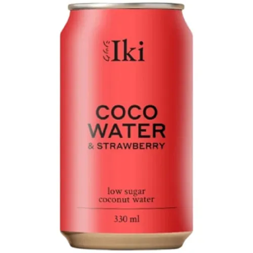 Вода кокосовая с соком клубники Iki 330мл